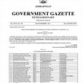 Government Gazette Zimbabwe