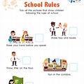 Grade 1 Class Rules Worksheet