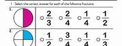 Grade 3 Math Worksheets Fractions