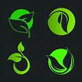 Graphic Design Logo Leaf