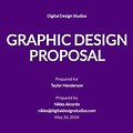 Graphic Design Proposal Template Word