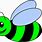 Green Bee Clip Art