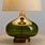 Green Glass Lamp