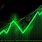 Green Stock Market Chart