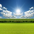 Greengrass Blue Sky Wallpaper