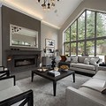 Grey-Brown Living Room Decor Ideas