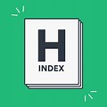 H Index Logo Black