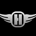 H Logo Black and White