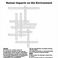 Human Impact On the Environment Answer Key