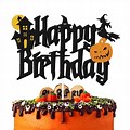 Halloween Cake Topper 6 Birthday