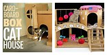 Halloween Cardboard Cat House