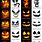 Halloween Pumpkin Face Stencils