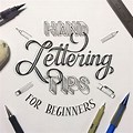 Hand Lettering Alphabet Beginner