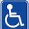 Handicap Car Sign