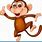 Happy Monkey Clip Art