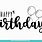 Happy Birthday Images in Cursive