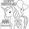 Happy Birthday Unicorn Coloring Pages