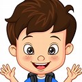 Happy School Boy Cartoon