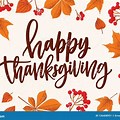 Happy Thanksgiving in Cursive Clip Art Free