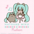 Hatsune Miku X Pusheen Manga Art