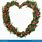 Heart Shaped Christmas Wreath