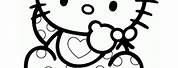 Hello Kitty Baby Coloring Pages