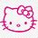 Hello Kitty Logo Pink