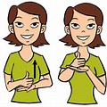 Help Sign Language Baby Clip Art