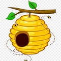 High Resolution Bee Hive Clip Art