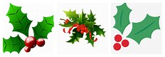 Holly Berries Clip Art