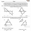 Honors Geometry Triangle Congruence Worksheet