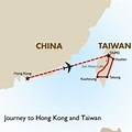 Hong Kong and Taiwan Route Map