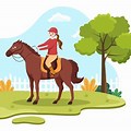 Horseback Riding Near Me Cartoon