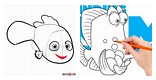 How to Draw Bob From Finding Nemo