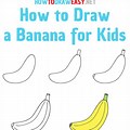 How to Draw a Banana Stencil