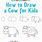 How to Draw an Easy Cow