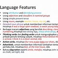 How to Identify Language Features