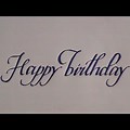 How to Write Happy Birthday Payton in Cursive