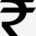 INR Symbol with No Background