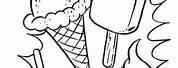 Ice Cream Coloring Pages