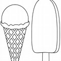 Ice Cream Coloring Pages for Kids