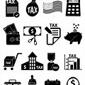 Icon Tax Black Background