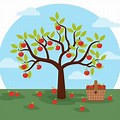 Illustrator Apple Tree Vector