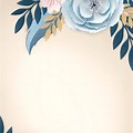 Images of Blue Roses On Beige Background