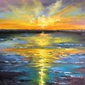 Impressionist Art Paintings Sunset