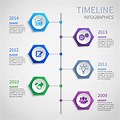 Infographic Timeline Clip Art