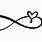 Infinity Symbol with Heart