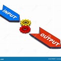 Input/Output Diagram Clip Art