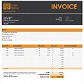 Invoice Template with Bank Details Excel