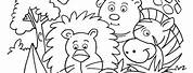 Jungle Coloring Pages for Kids